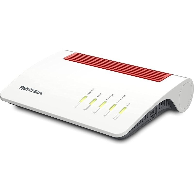 FRITZ!Box 7590 AX routeur sans fil Gigabit Ethernet Bi-bande (2,4 GHz / 5 GHz) Blanc