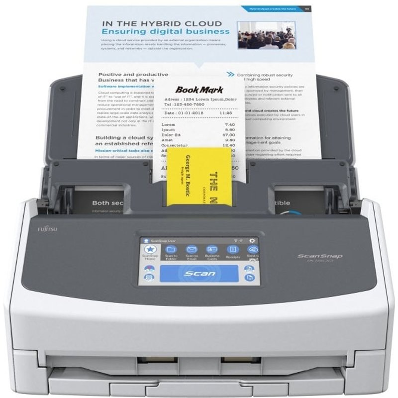 Ricoh ScanSnap IX1600 Numériseur chargeur automatique de documents (adf) + chargeur manuel 600