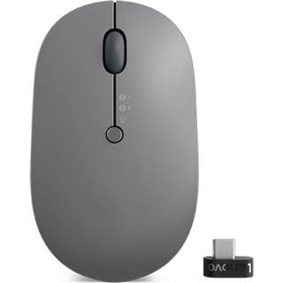 Souris sans fil multi-appareils Lenovo Go 2400 DPI gris