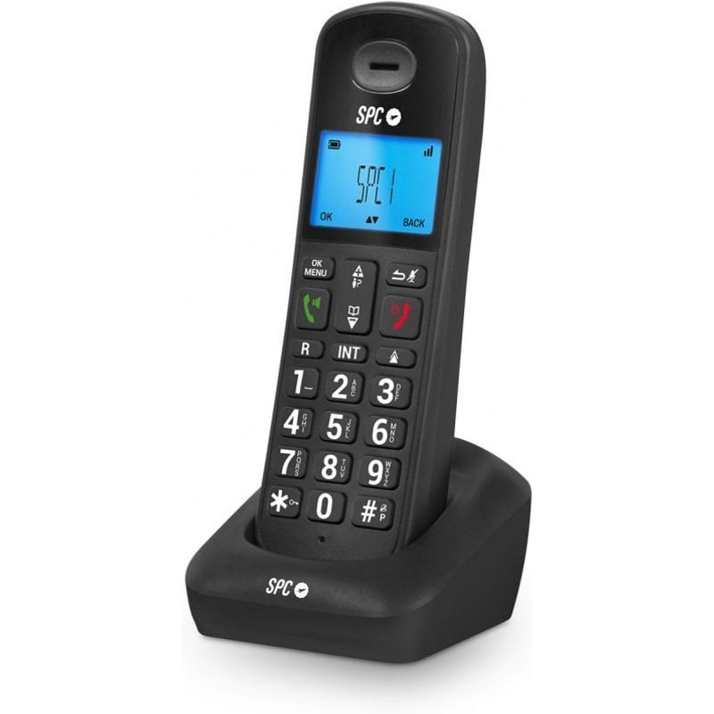Téléphone sans fil SPC Gossip 2 DECT noir