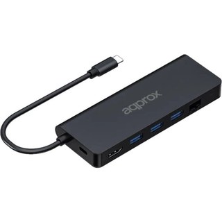 approx Environ APPC53 Adaptateur HUB USB-C multiport 8-en-1