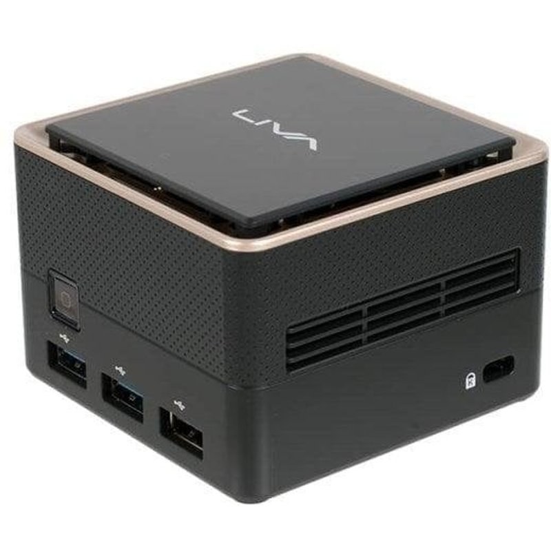 Mini PC ECS Liva Q3 Plus AMD Ryzen R1505G/4 Go/64 Go eMMC Radeon Vega 8