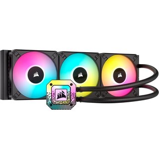 Kit de refroidissement liquide Corsair iCUE H150I ELITE CAPELLIX XT 360 mm noir