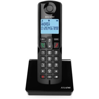 Alcatel S280 EWE Téléphone DECT Identification de l'appelant Noir
