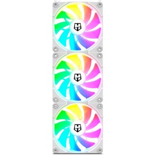Nox Hummer Easy Link ARGB Set de 3 Ventilateurs 120 mm Blanc
