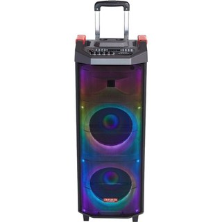 Aiwa KBTUS-710 Enceinte Bluetooth portable avec Karaoké 700W + 2 Microphones