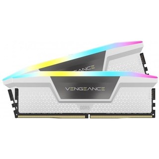 Corsair Vengeance RVB Blanc DDR5 5200 MHz 64 Go 2X32GO CL40