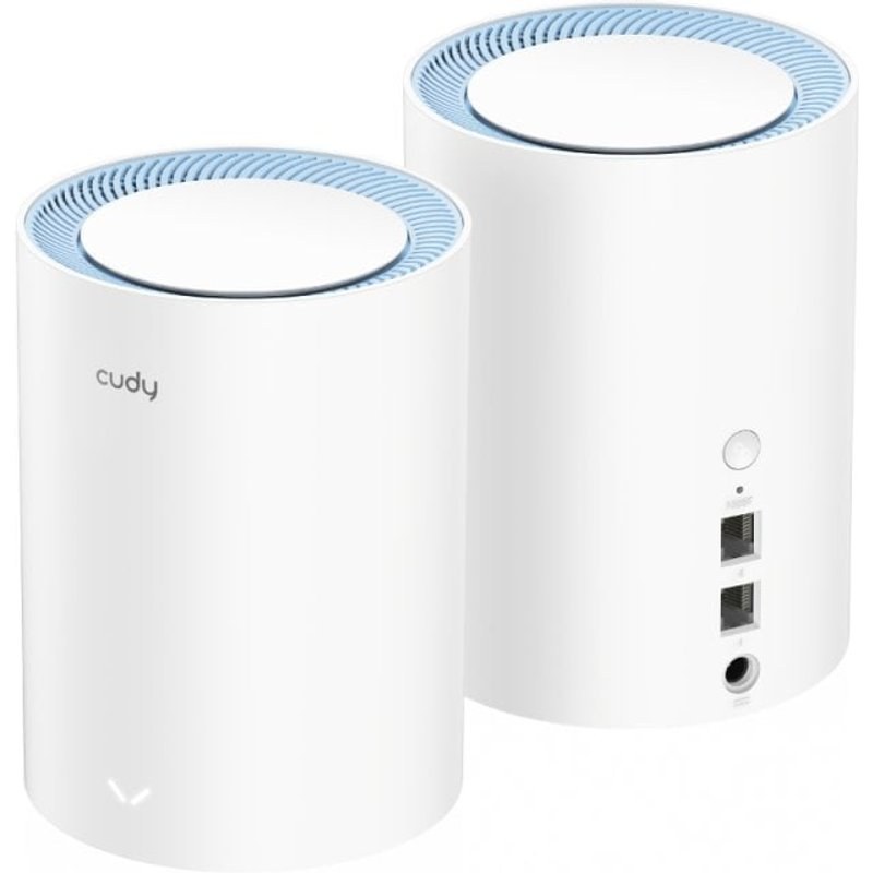 Cudy M1200 Lot de 2 systèmes Wi-Fi maillés double bande AC1200