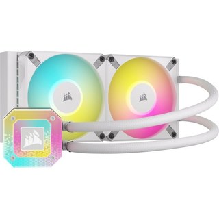Kit de refroidissement liquide Corsair iCUE H100I ELITE CAPELLIX XT 240 mm blanc