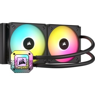 Kit de refroidissement liquide Corsair iCUE H115I ELITE CAPELLIX XT 280 mm noir