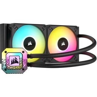 Kit de refroidissement liquide Corsair iCUE H100I Elite Capellix XT 240 mm noir