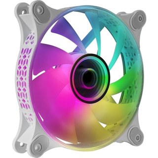 Mars Gaming MF-3D ARGB Ventilateur 120 mm Blanc
