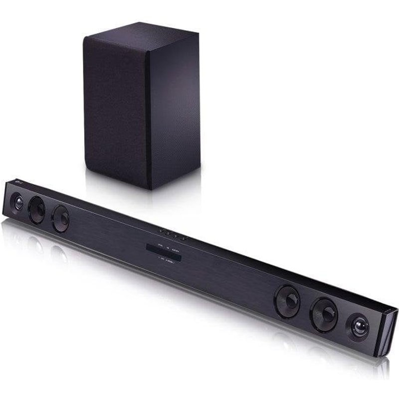 Barre de Sonido LG SQC2 2.1 300W Bluetooth Subwoofer Sans Fil Dolby Digital Noire