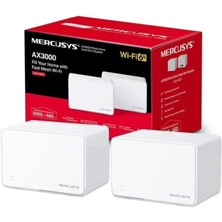 Mercusys Halo H80X Pack de 2 Système Wi-Fi Mesh AX3000 Wi-Fi 6 Dual Band Gigabit
