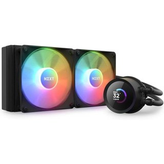 Refrigeration Liquide NZXT Kraken 240 RGB 240 mm 2 Ventilateurs Écran LCD