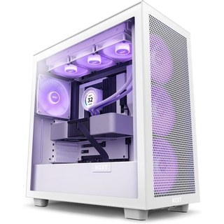 NZXT H7 Flow RGB Midi Tower Blanc
