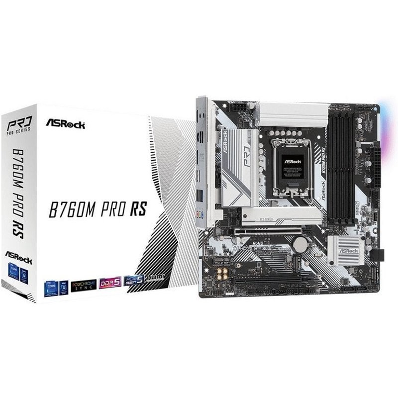 Asrock B760M Pro RS Intel B760 LGA 1700 micro ATX