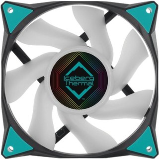 iceberg-thermal Iceberg Thermal IceGALE ARGB Boitier PC Ventilateur 12 cm Noir 1 pièce(s)