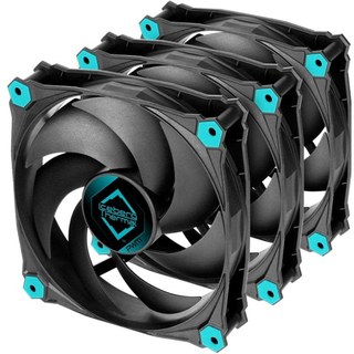 iceberg-thermal Iceberg Thermal IceGALE Silent PWM Boitier PC Ventilateur 12 cm Noir 3 pièce(s)