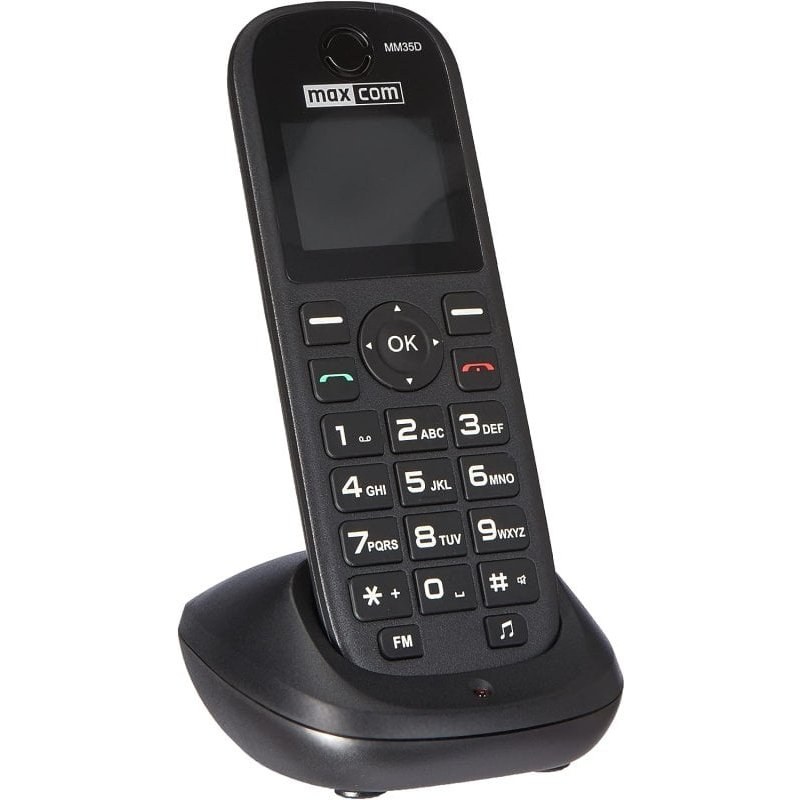 MaxCom MM35D Téléphone DECT Noir