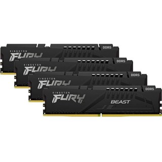 Kingston Technology FURY 64 Go 6000 MT/s DDR5 CL40 DIMM (Kits de 4) Beast Black XMP