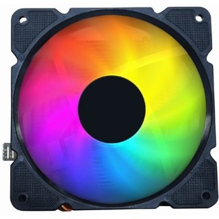 Gembird CPU-HURACAN-ARGB-X140 Ventilateur de refroidissement CPU 12 cm 100 W LED RVB 4 broches