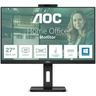 Écran PC AOC Q27P3QW 27" Quad HD 75 Hz IPS Webcam Haut-parleurs