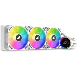 Refrigeration Liquide Sharkoon S90 RGB 360 mm 3 Ventilateurs Blanc