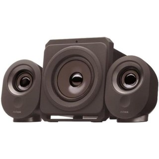 Enceintes Nilox 2.1 USB/Bluetooth 35W avec caisson de basses Noir pour PC