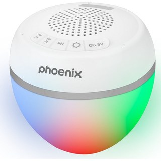 Phoenix AMBISHW Haut-parleur Bluetooth portable avec LED RVB et blanc résistant à l'eau