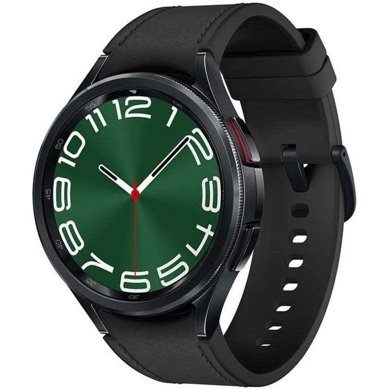 Samsung Galaxy WATCH6 Classic Bluetooth GPS NFC 47 mm Super AMOLED Noir M Étanche IP68 SPO2 ECG