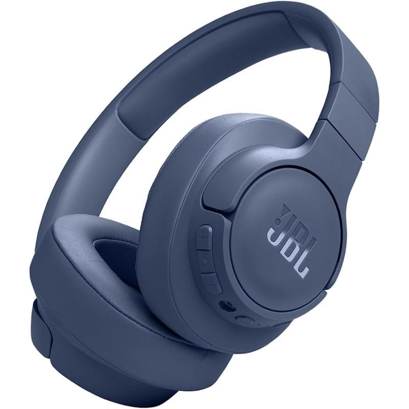 Casque sans fil JBL Tune 770NC avec suppression adaptative du bruit bleu