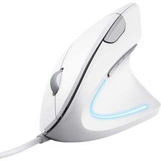 Souris USB verticale ergonomique Trust Verto blanche