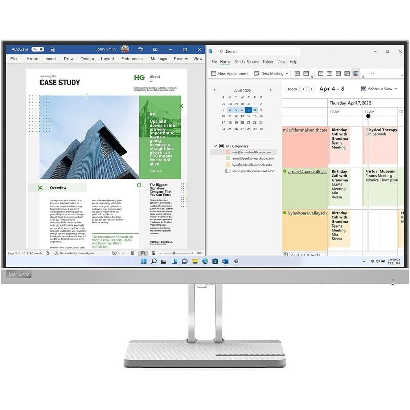 Lenovo L25E-40 62,2 cm (24.5") 1920 x 1080 pixels Full HD Gris