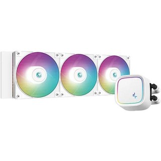 Kit de refroidissement liquide DeepCool LE720 ARGB 360 mm blanc