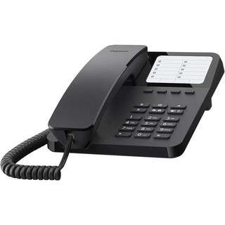 Gigaset Desk 400 Téléphone fixe mural/de bureau noir