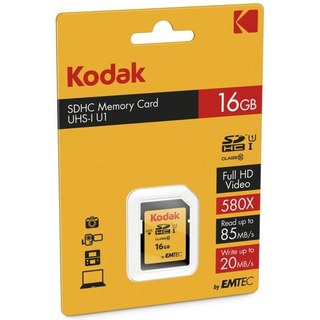 Carte mémoire SDHC Kodak 16 Go UHS-I classe 10