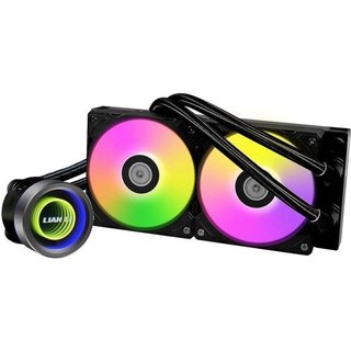 Lian Li Refroidissement liquide Lian-Li Galahad 2 240 mm RGB 2 ventilateurs aluminium noir