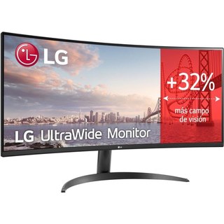 LG 34WR50QC-B Écran LCD ultra large WQHD 34 po, courbe FreeSync 100 Hz
