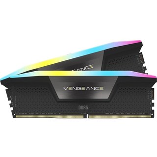 Corsair Vengeance RGB DDR5 6000 MHz 32 Go 2X16 Go CL30 Noir