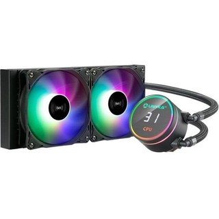 Refrigeration Liquide UNYKAch AquaStorm 240 2 Ventilateurs RGB Noir