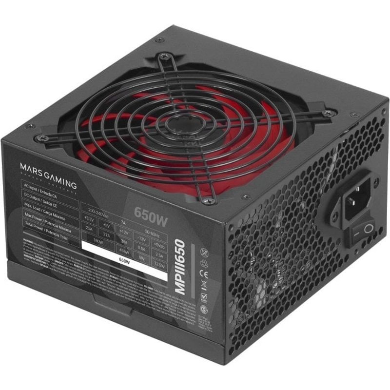 Mars Gaming MPIII650 Alimentation 650W