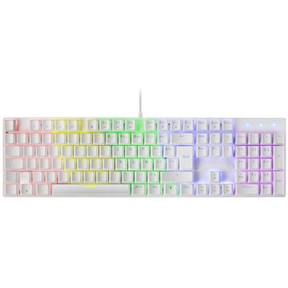 Mars Gaming MK422 Clavier Gaming Mécanique RGB Blanc Switch Marron (FR)