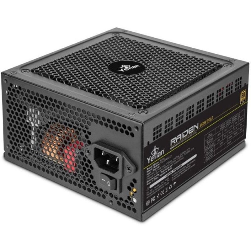Alimentation semi-modulaire Yeyian Raiden 650 W 80 Plus Gold