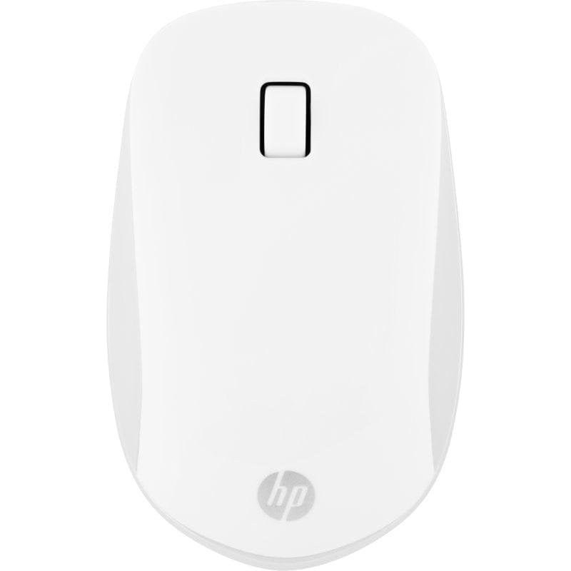 Souris HP 410 Bluetooth 1200 DPI Profil Bas Ambidextre Blanc