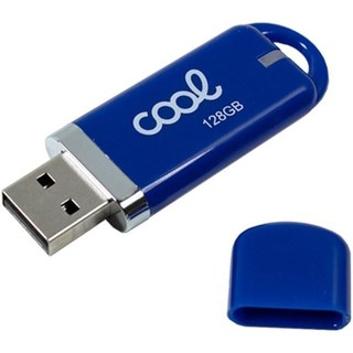 Cool Cover Clé USB 2.0 128 Go Bleu