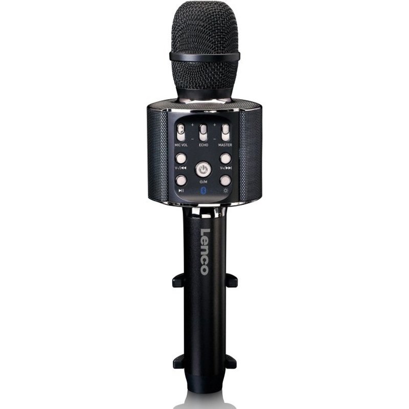Lenco BMC-090 Noir Microphone de karaoké
