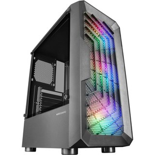 Mars Gaming MC-TOR FRGB USB 3.0 Moyenne Tour avec Fenêtre Noire