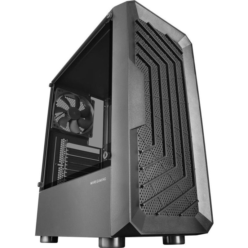 Mars Gaming MC-2000 USB 3.0 Moyenne Tour avec Fenêtre Noire