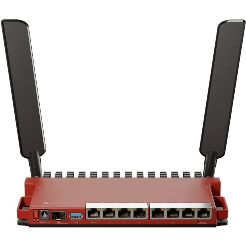 Mikrotik L009UIGS-2HAXD-IN routeur sans fil Gigabit Ethernet Monobande (2,4 GHz) Rouge